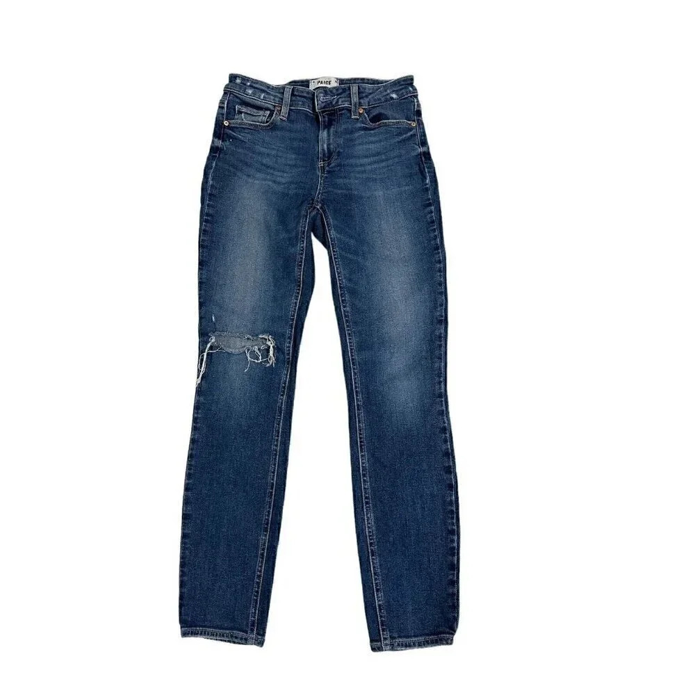 Paige Verdugo Ankle Jeans Distressed Size 26